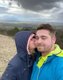 Helene und Philipp am Kahlenberg